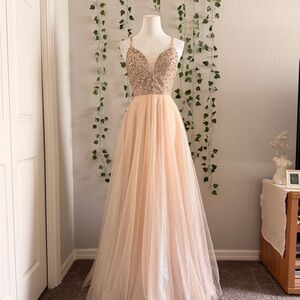 Elegant beaded Gown